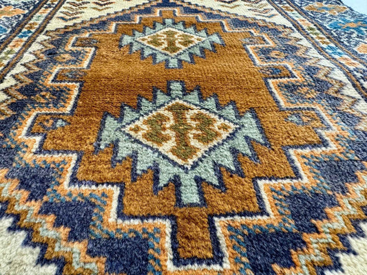 Persian Turkmen Rug | 1' 10” x 2' 7"