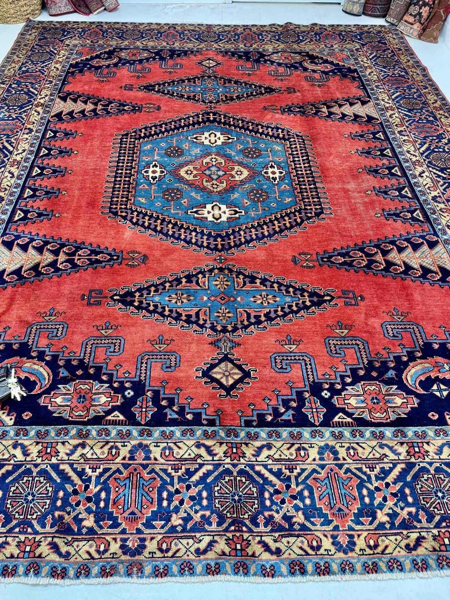 Persian Viss Rug | 9' 6” x 11' 11"