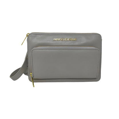 Petit Sac Bandoulière Portefeuille Cuir Perlé, Carmen