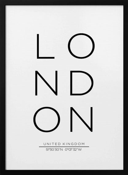 Wall art LONDON