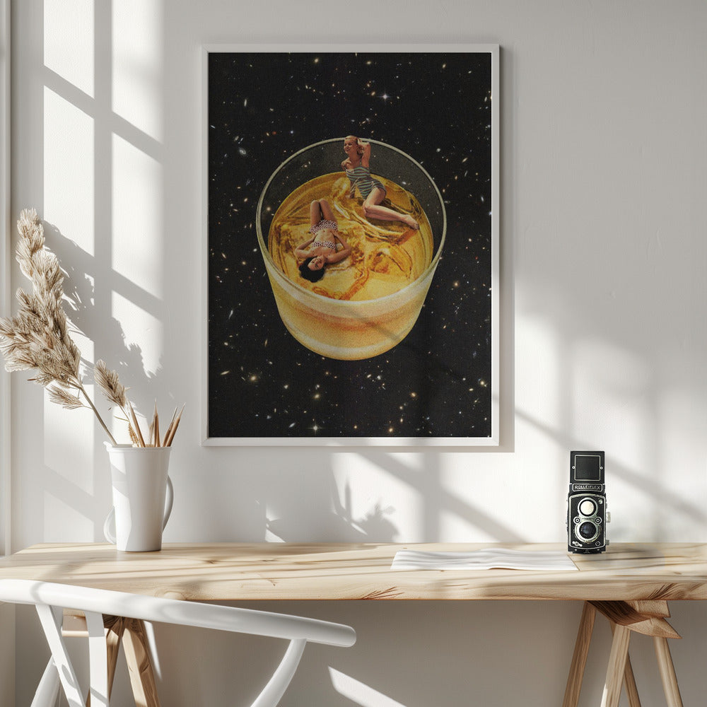 Wall art Whisky besties - On the rocks