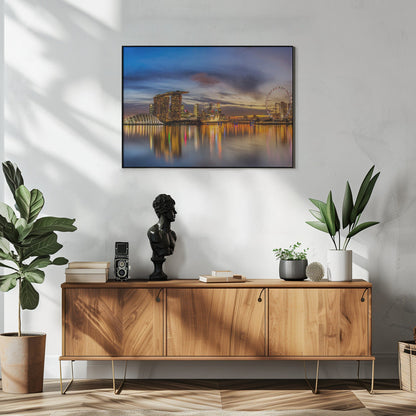 Wall art Sunset by the Bay