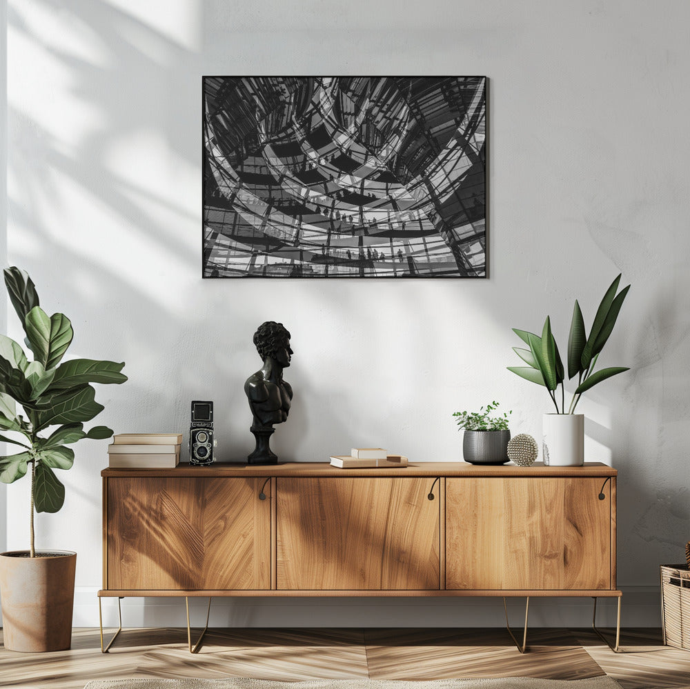 Wall art visitors