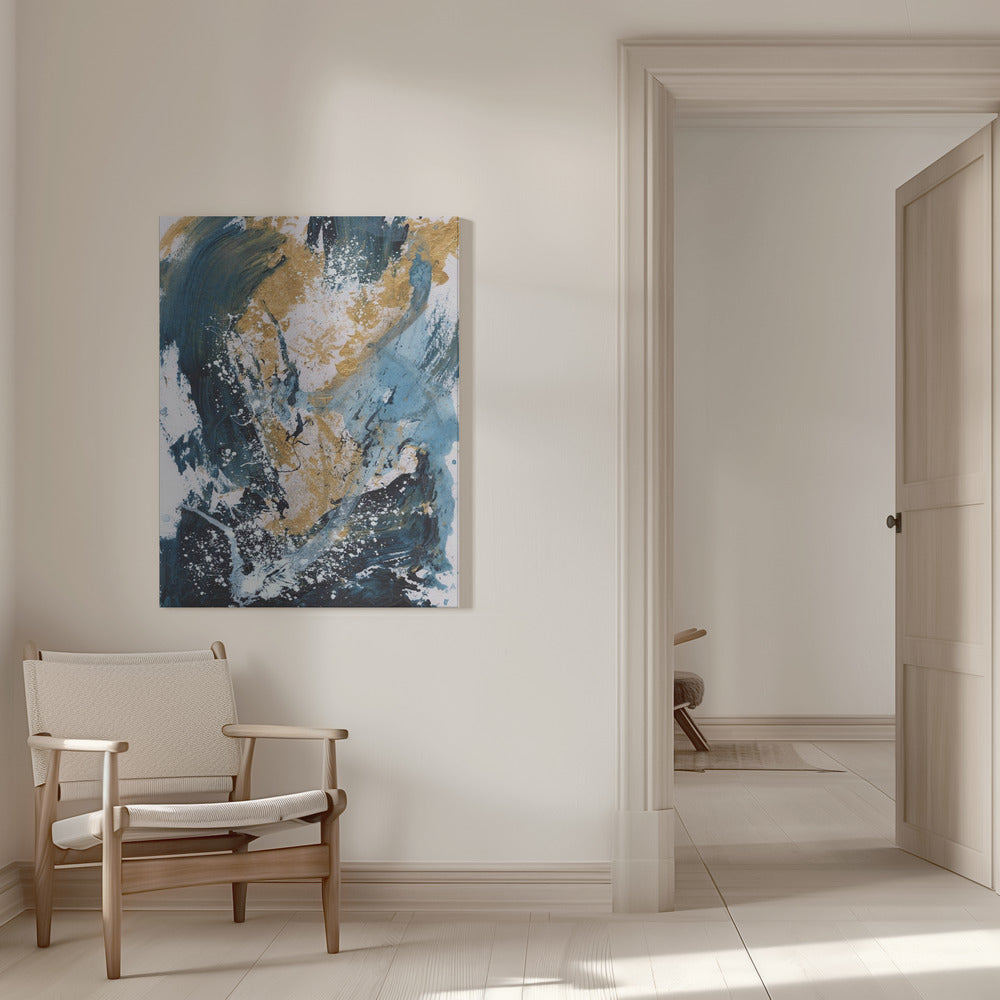 Wall Art Golden Sea