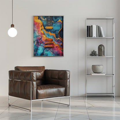 Music Guitar 3 Canvas Print