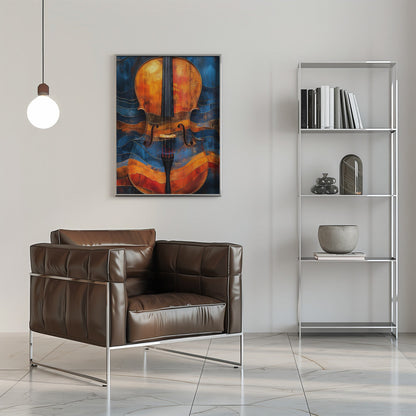 Wall art Music Violin 6 Canvas Print
