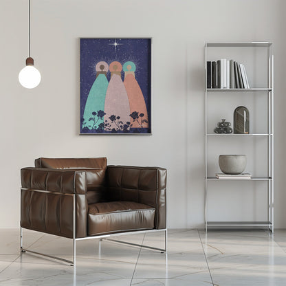 Wall art Three Spirit Guides Canvas Print