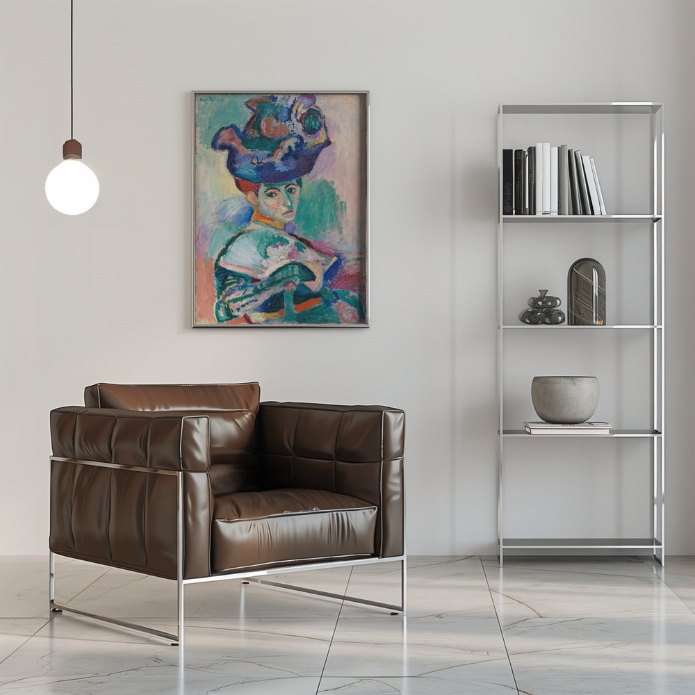 Wall art Woman With Hat