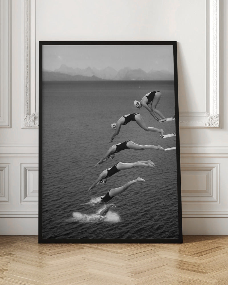 Wall art The beauty of diving