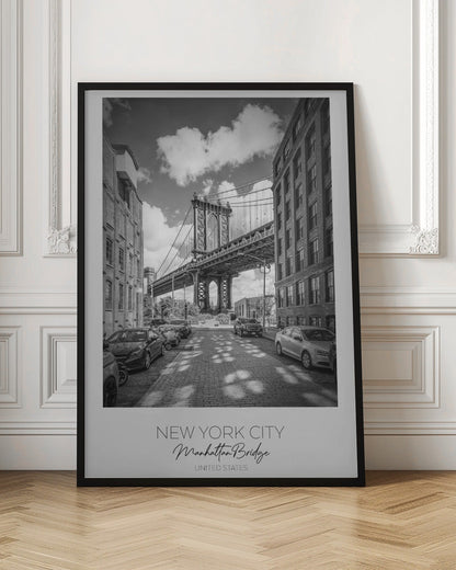 Wall art-NEW YORK CITY Manhattan Bridge