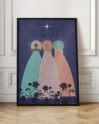 Wall art Three Spirit Guides Canvas Print