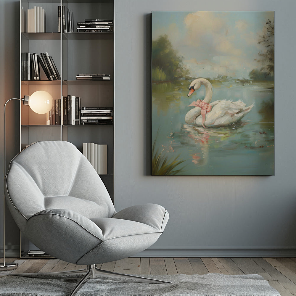 Vintage Swan Coquette