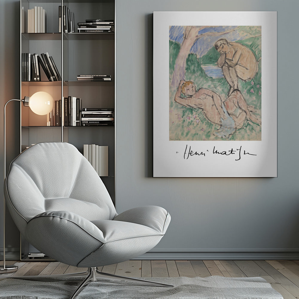 Wall art Baigneurs