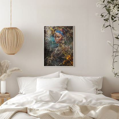 Wall art African Art Illustration Wallart 067