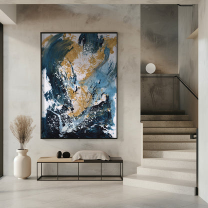 Wall Art Golden Sea