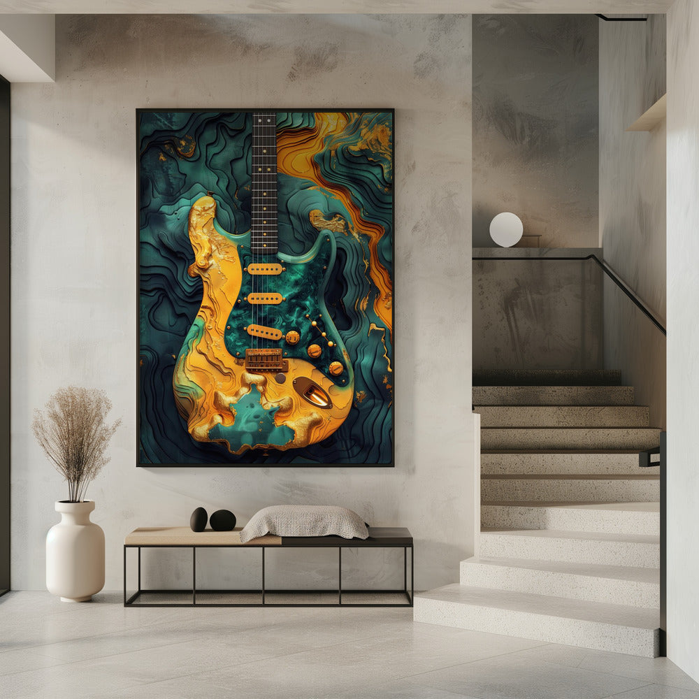 Music Guitar 1 Canvas Print