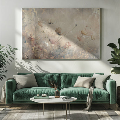 Wandkunst Blumen Floral Kunst Illustration Wanddeko 113
