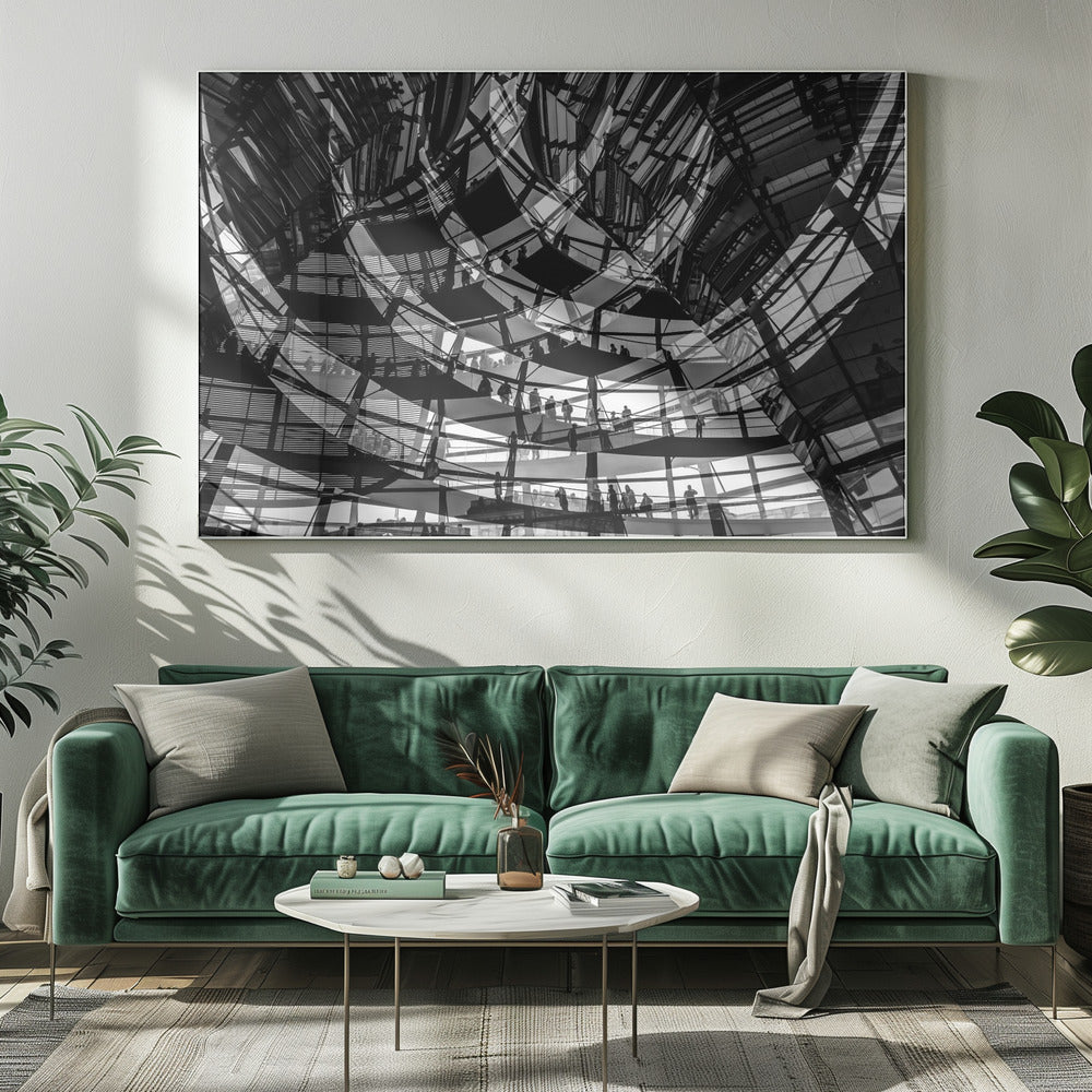 Wall art visitors