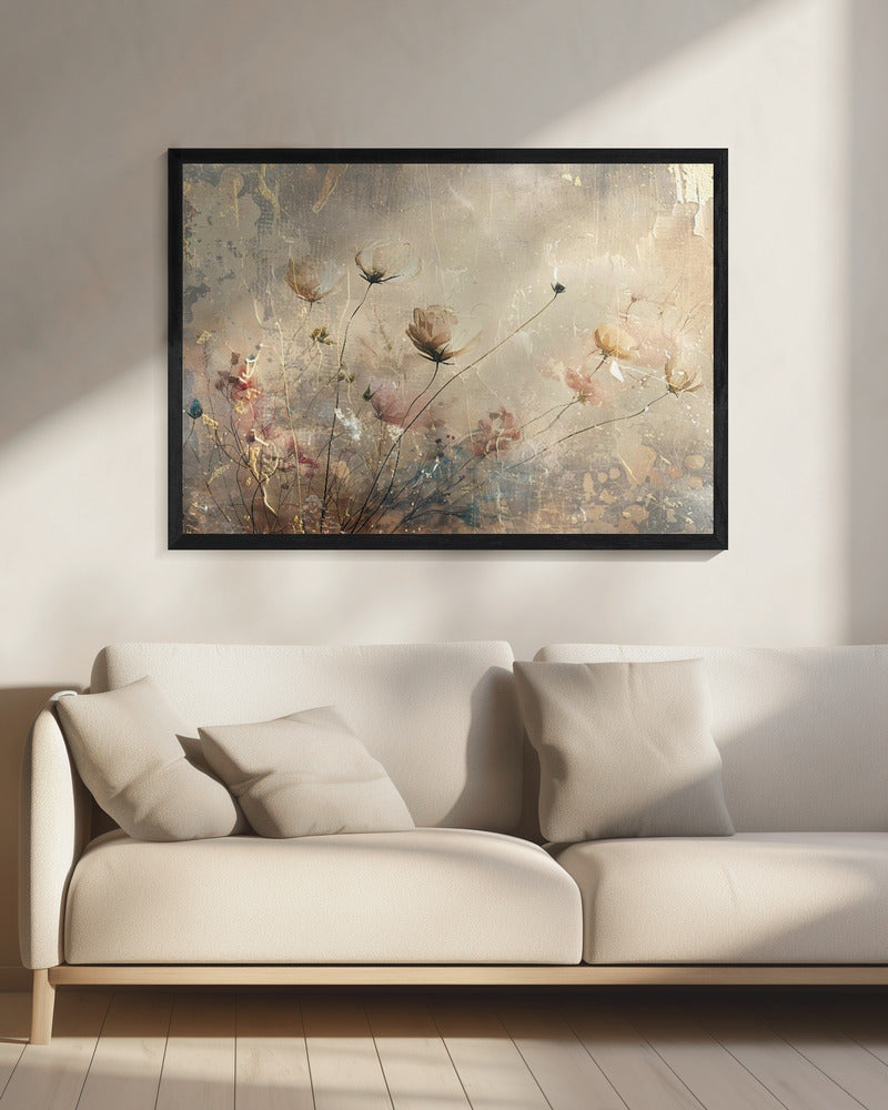 Wandkunst Blumen Floral Kunst Illustration Wanddeko 113