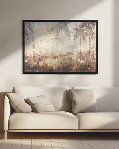 Wall art Jungle Leaves Art Illustration Wallart 45