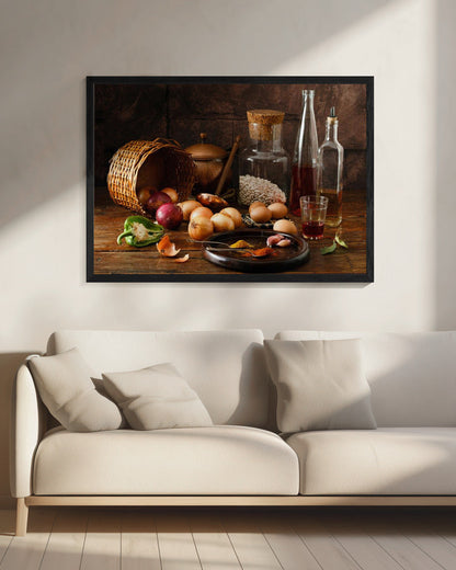 Wall art Smells. Food