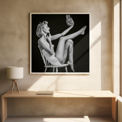 Wall art Vintage Selfie