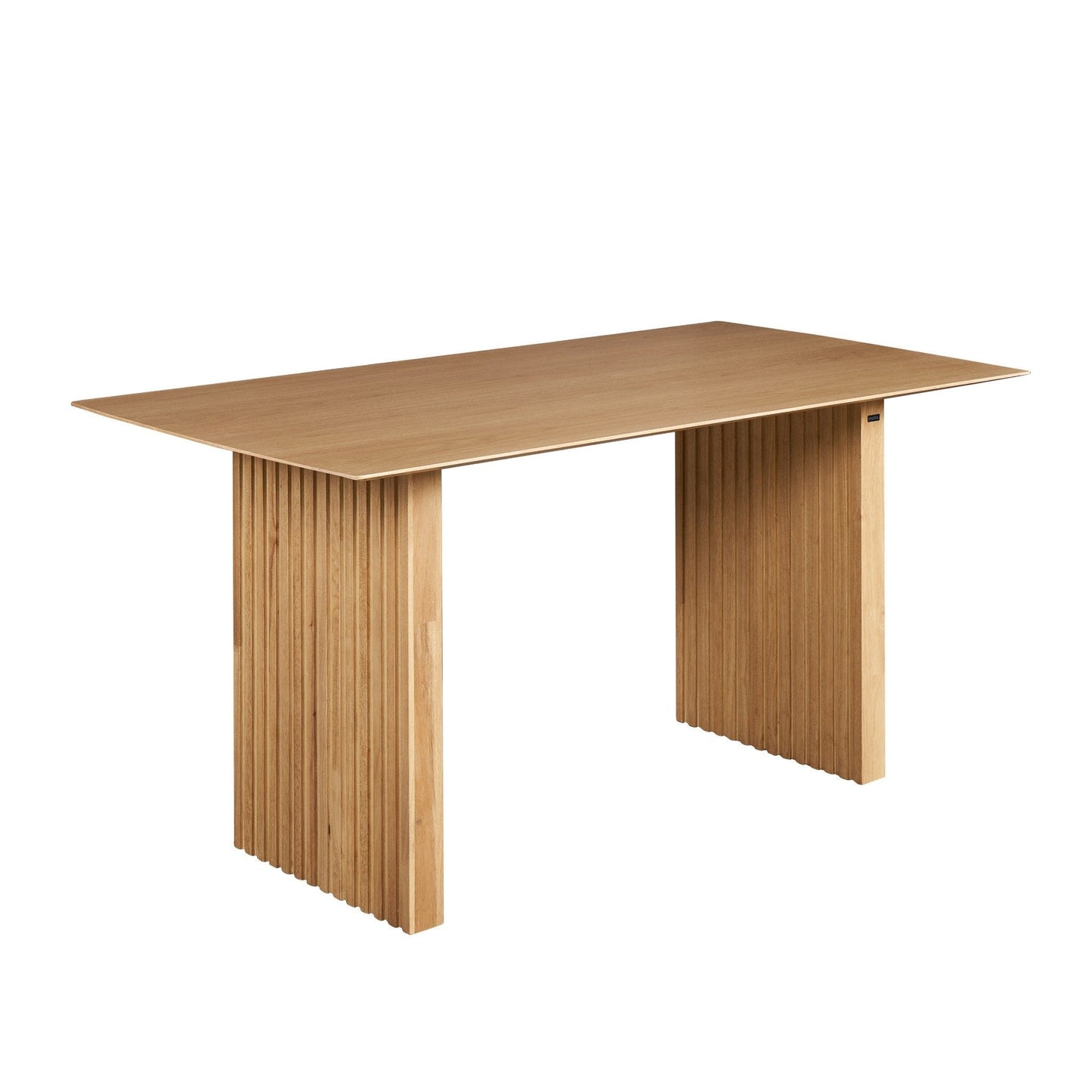 Plank 6-Seater Natural Oak Wood Dining Table