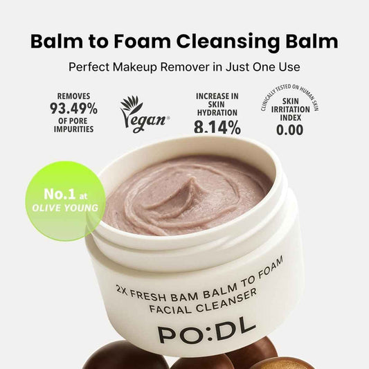 PO:DL 2X Fresh Bam Balm To Foam 130ml