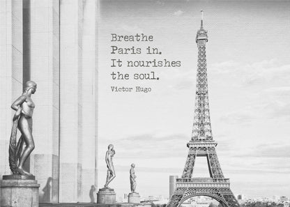 Wall art Breathe Paris in