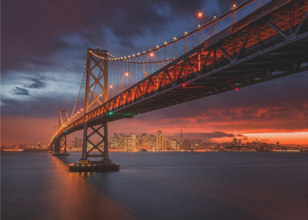 Wall art Fire over San Francisco