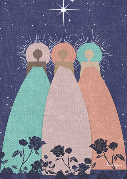 Wall art Three Spirit Guides Canvas Print