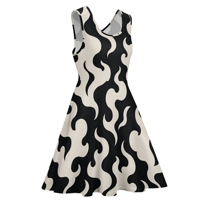 Puff Skater Dress
