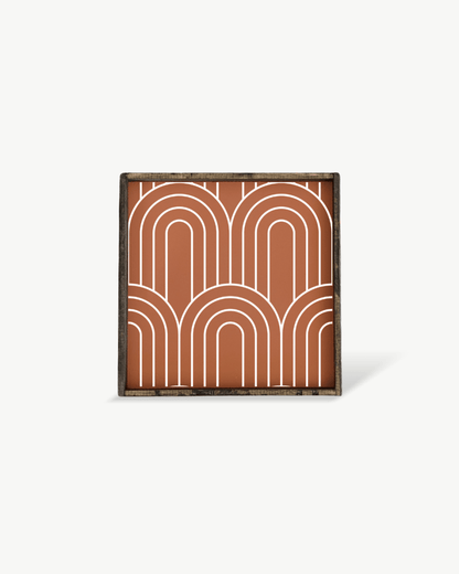 Rainbow Pattern Wood Sign