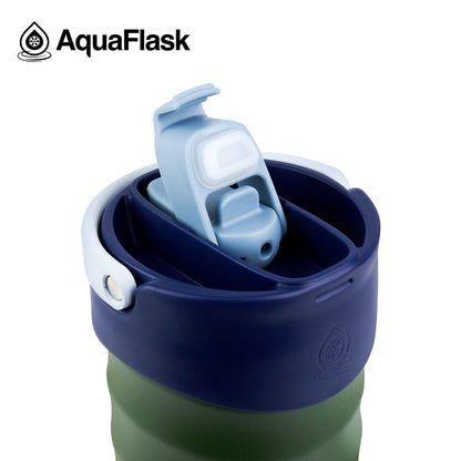 Aqua Flask Tumbler – Vacuum Insulated Stainless Steel Travel Cup 887ml (30 oz)