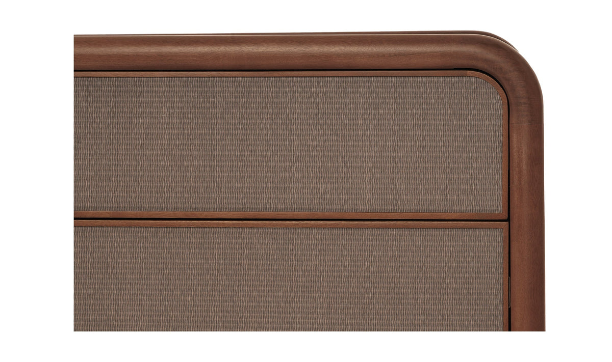 Reiko 6 Drawer Dresser Warm Brown