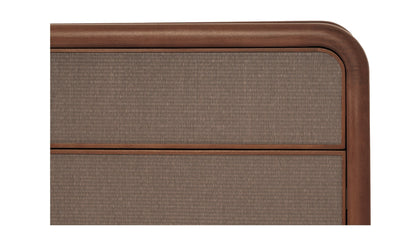 Reiko 6 Drawer Dresser Warm Brown