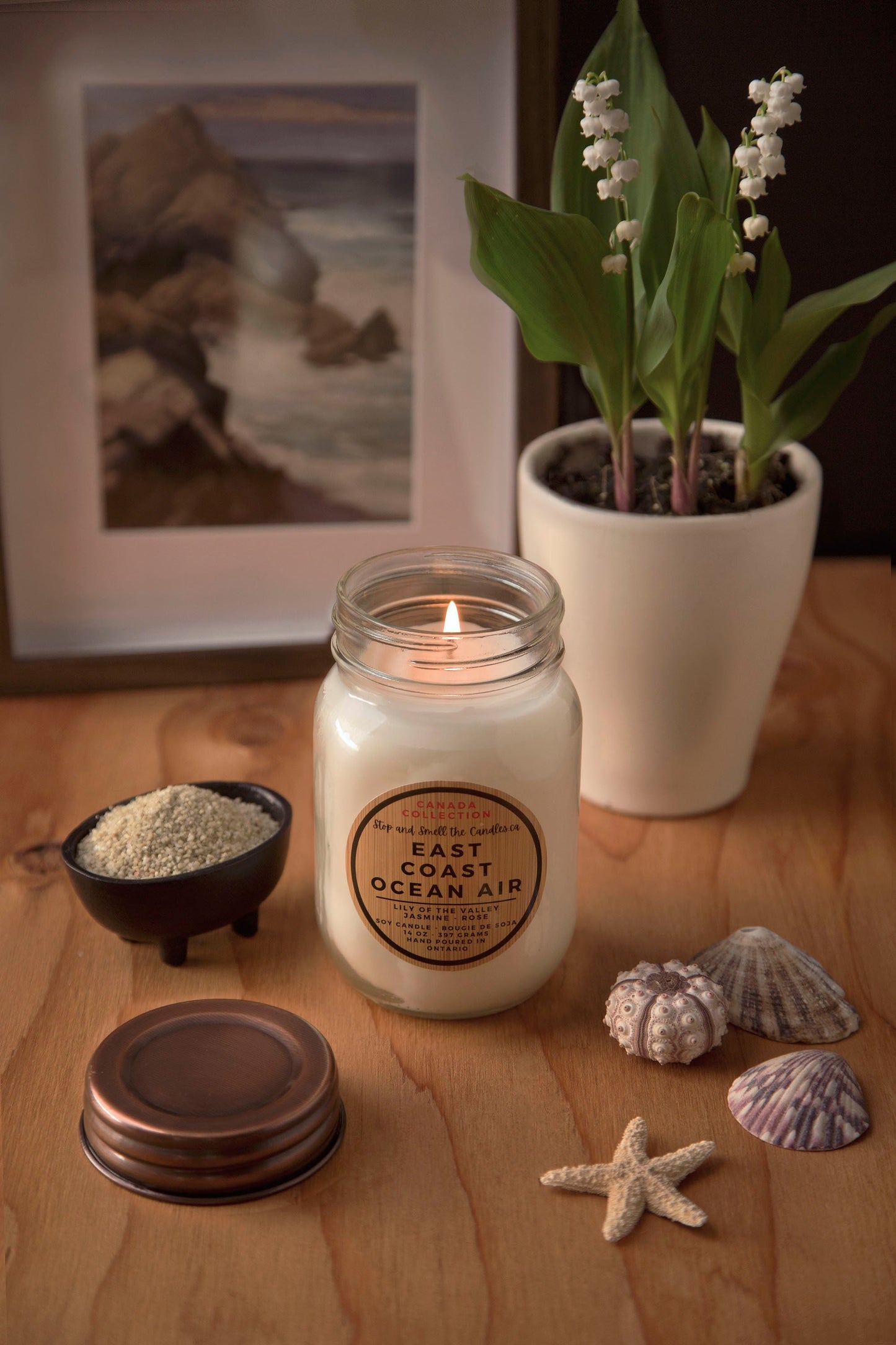 East Coast Ocean Air Soy Candle - 14oz