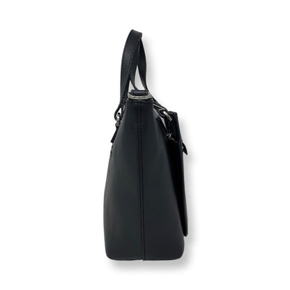Sac à main en cuir noir | Lina