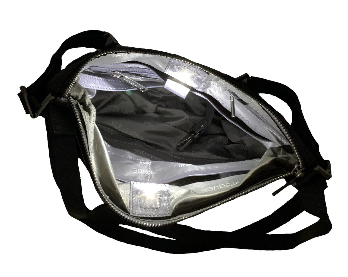 Sac à dos en suède brun, transformable, Josée