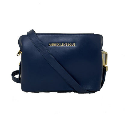 Sac à main deux en un, bleu Marine | Clarence - PRÉCOMMANDE