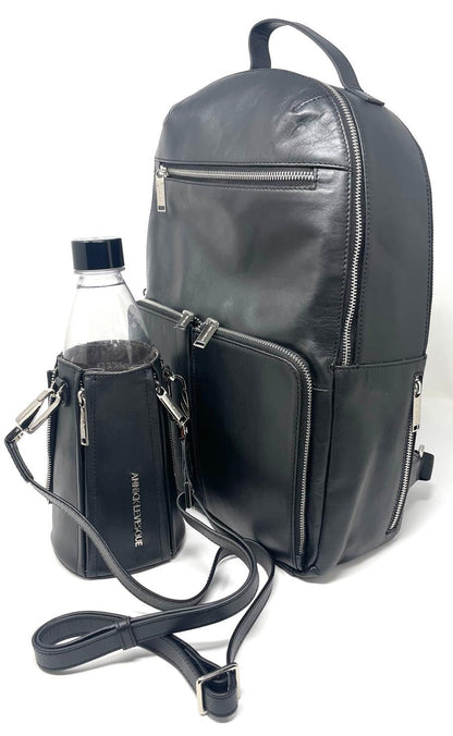 Sac à dos en cuir noir | Ralph - PRÉCOMMANDE