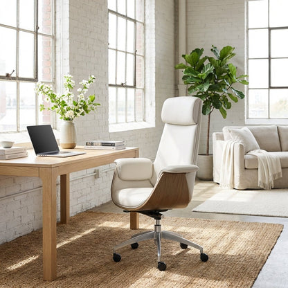 Salzburg Premium Leather Home Office Chair