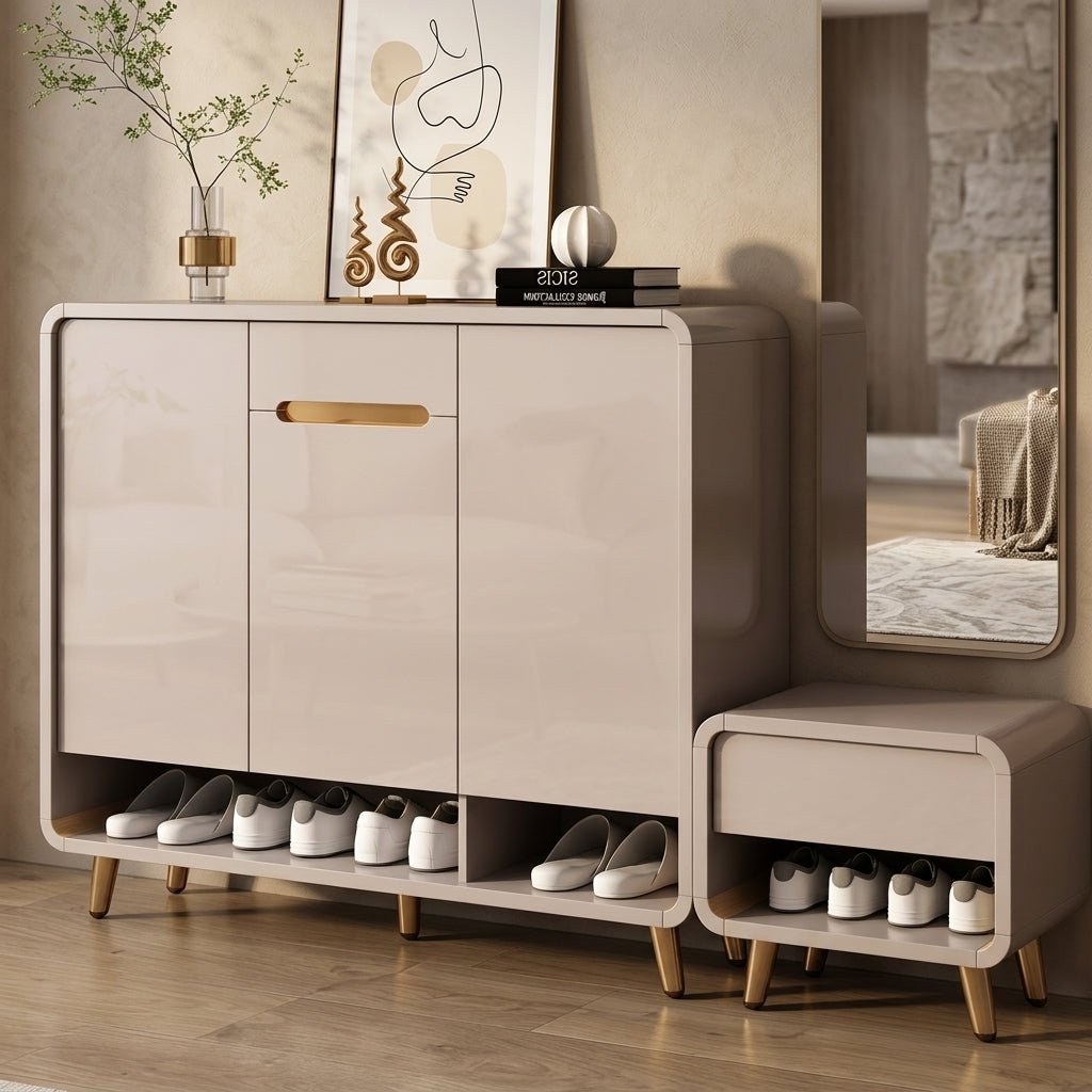 SC33 Ceramic Top Shoe Cabinet