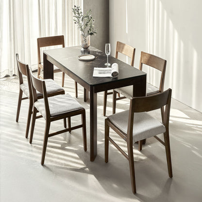 Scania Faux Marble Top Dining Table