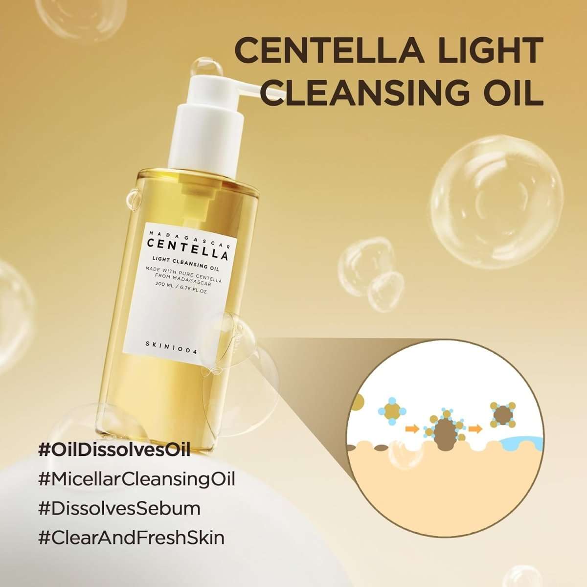 SKIN1004 Madagascar Centella Light Cleansing Oil 200ml
