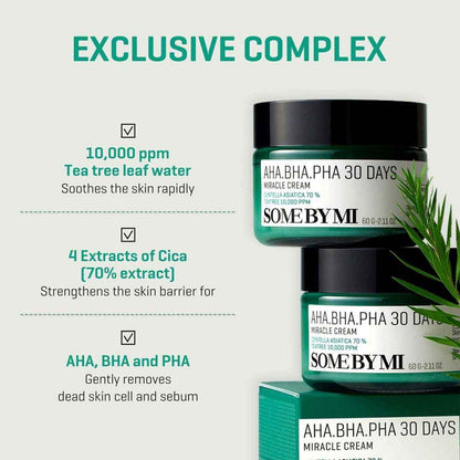 SOME BY MI AHA BHA PHA 30 Days Miracle Cream 60ml