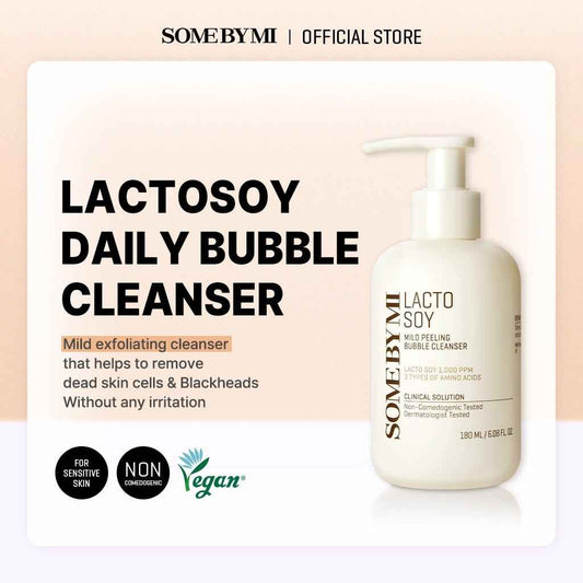 SOME BY MI Lactosoy Mild Bubble Peeling Cleanser 180ml