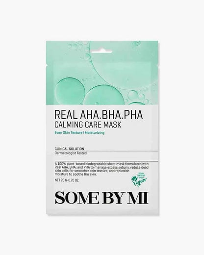 SOME BY MI Real AHA/BHA/PHA Calming Care Mask 20g