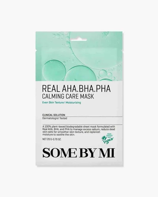 SOME BY MI Real AHA/BHA/PHA Calming Care Mask 20g