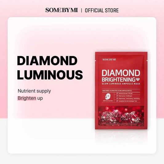 SOME BY MI Red Diamond Brightening Glow Luminous Ampoule Mask 1 PC
